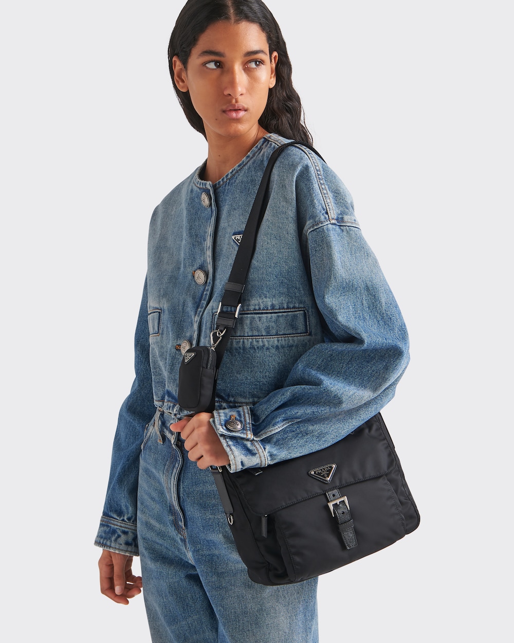 Re-Nylon Shoulder Bag - Image 7